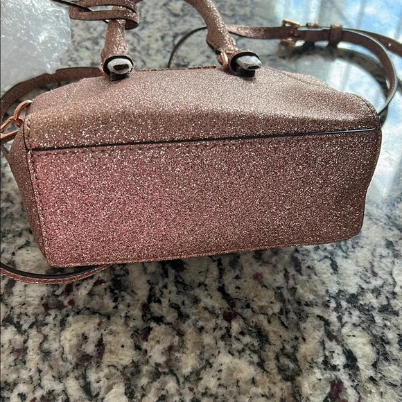 Michael Kors Mini Leather Crossbody - Picture 8 of 9